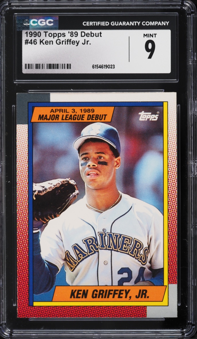 1990 Topps '89 Debut Ken Griffey Jr. #46 CGC 9 MINT