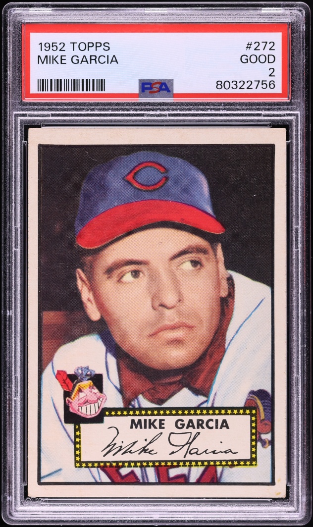 1952 Topps Mike Garcia #272 PSA 2 GD