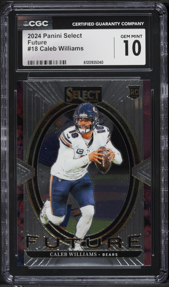 2024 Select Future Caleb Williams ROOKIE #18 CGC 10 GEM MINT