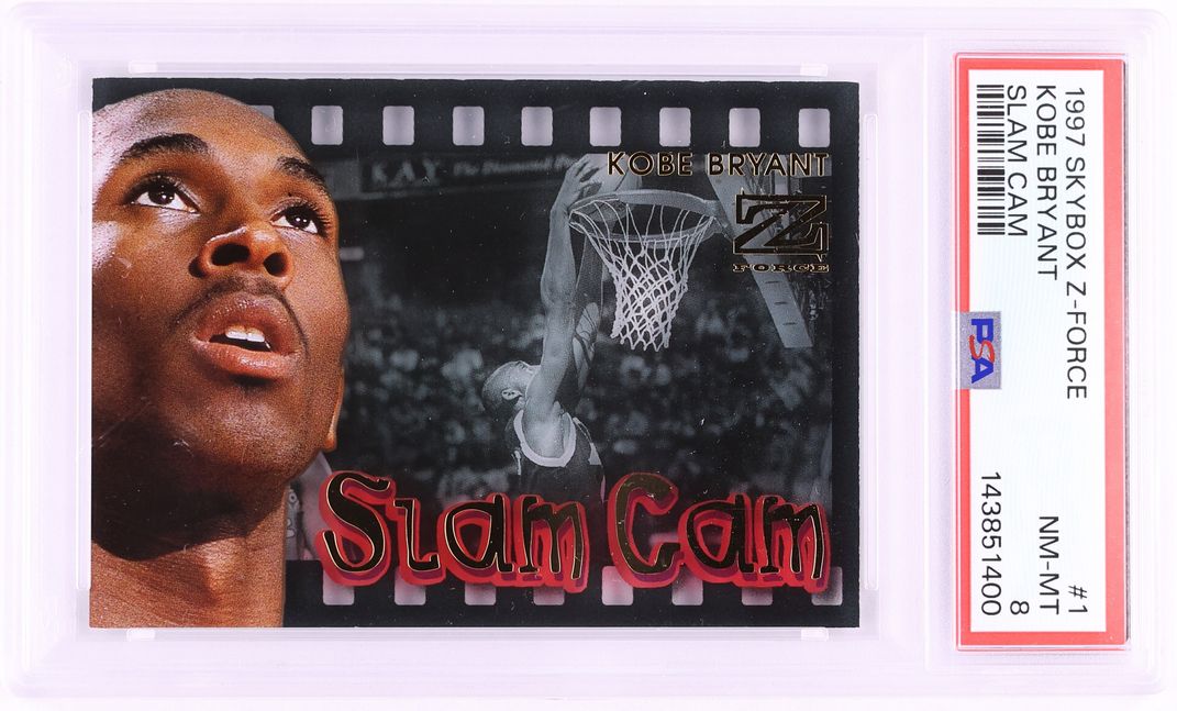 1997 Skybox Z-Force Slam Cam Kobe Bryant #1 PSA 8 NM-MT