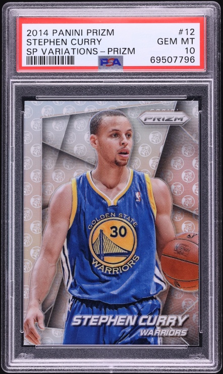 2014 Panini Prizm SP Variations Silver Stephen Curry #12 PSA 10 GEM MINT