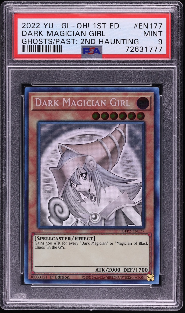 2022 Yu-Gi-Oh! GFP2 1st Edition Dark Magician Girl #GFP2-EN177 PSA 9 MINT