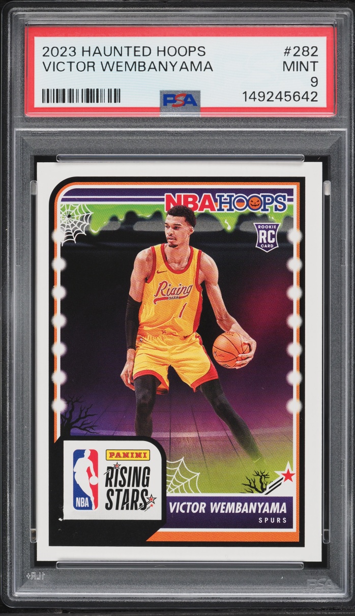 2023 Haunted Hoops Victor Wembanyama ROOKIE #282 PSA 9 MINT