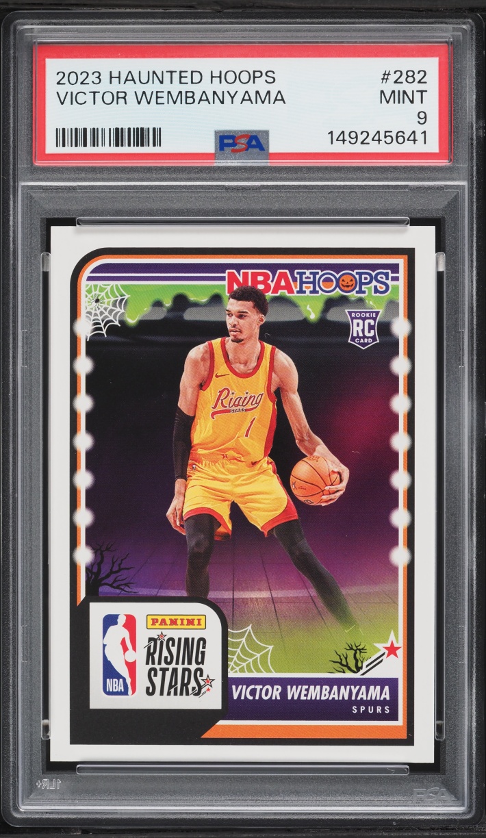 2023 Haunted Hoops Victor Wembanyama ROOKIE #282 PSA 9 MINT