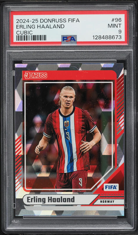2024 Panini Prizm Premier League Red Stars Erling Haaland /25 #9