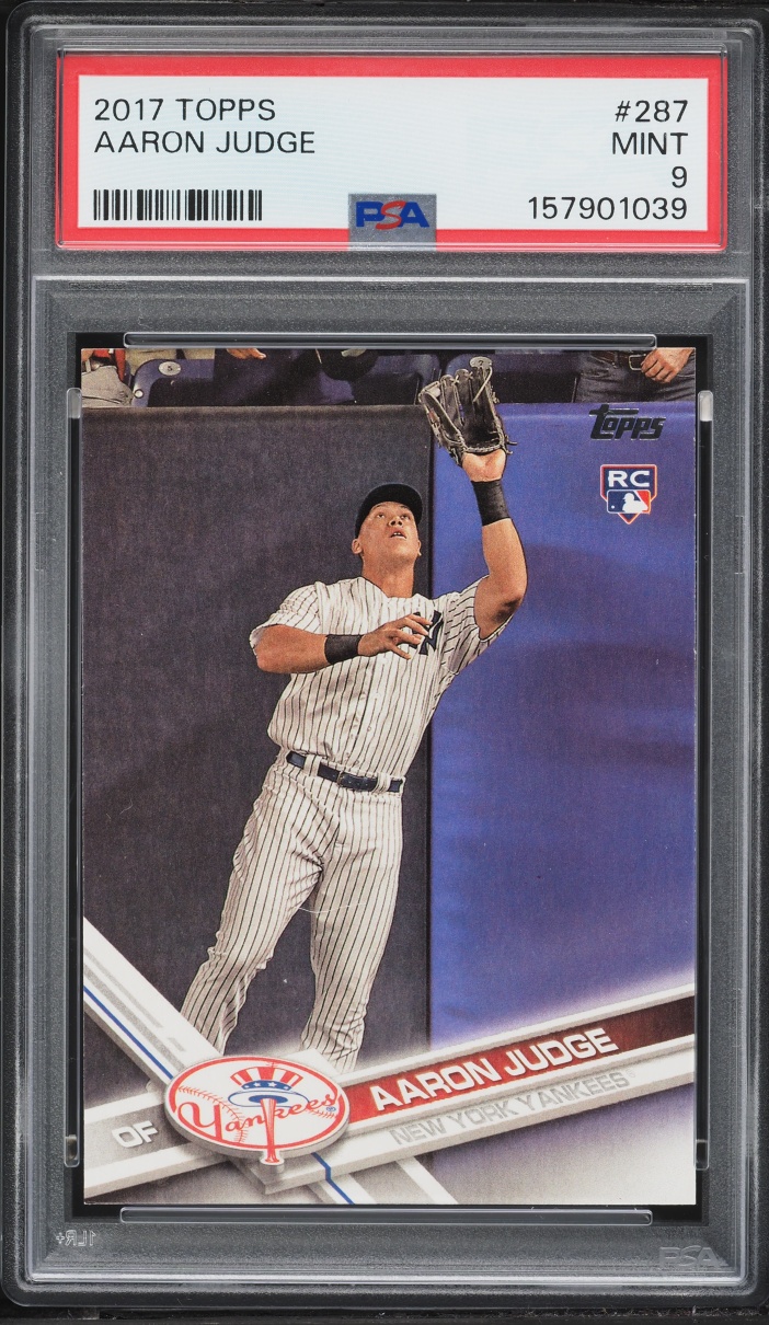 2017 Topps Aaron Judge ROOKIE #287 PSA 9 MINT