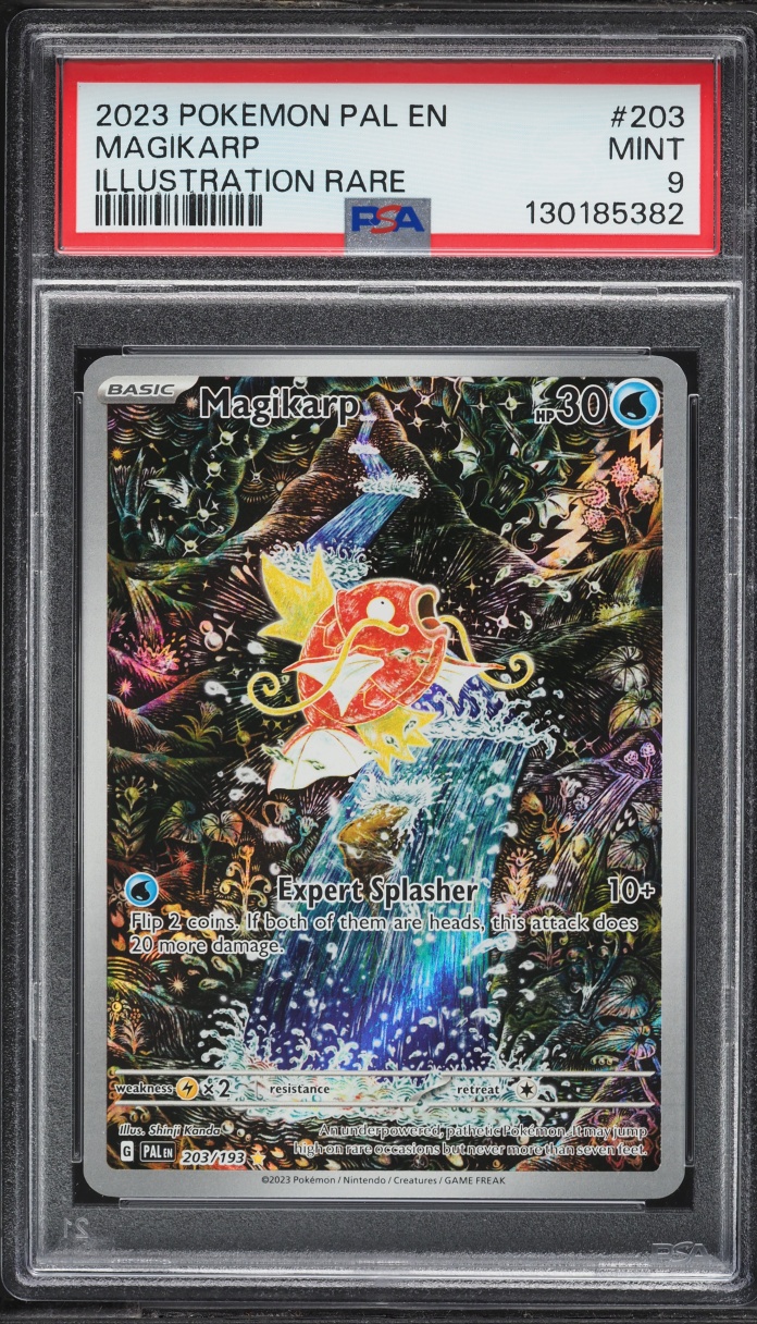 2023 Pokemon Scarlet & Violet Paldea Evolved IR Magikarp #203 PSA 9 MINT
