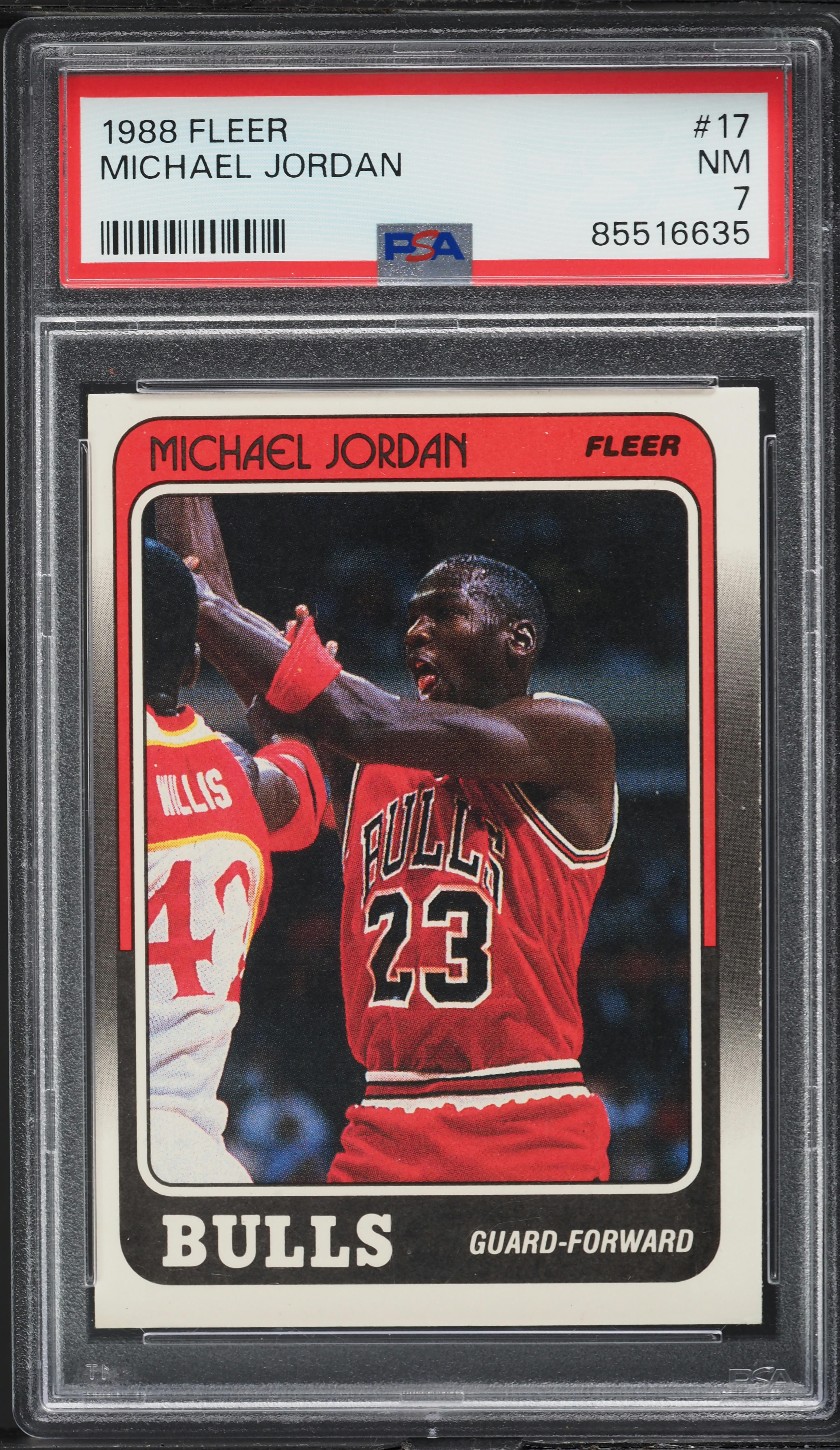 その他 NBA Michael Jordan l Universe PSA7.5 1988 Fleer Basketball Michael Jordan #17 PSA 7 NRMT on Fanatics