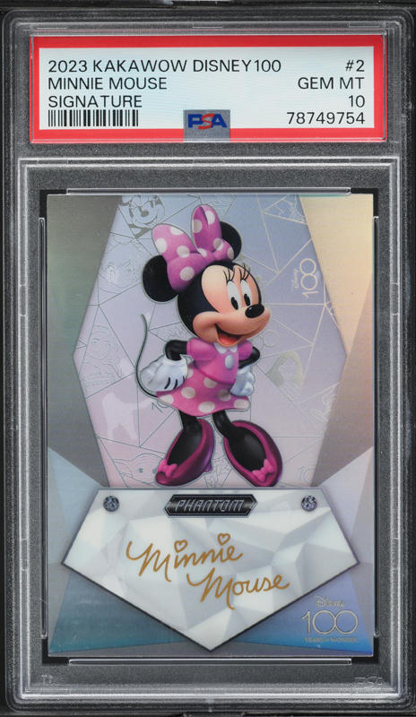 2023 Kakawow Phantom Disney100 Signature Minnie Mouse /100