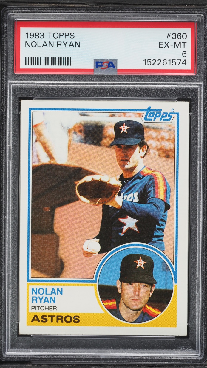 1983 Topps Nolan Ryan #360 PSA 6 EXMT