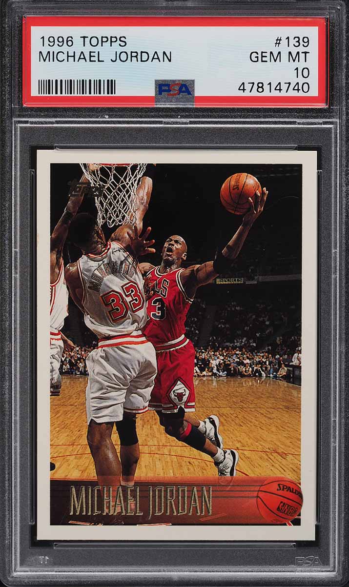 その他 PSA8 Topps Chrome 139 Michael Jordan 1996 Topps Chrome Refractor Michael Jordan #139 PSA 8 NM-MT on