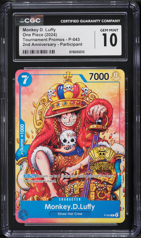 2025 One Piece Promos BVB Match Day Leader Monkey D. Luffy #ST13