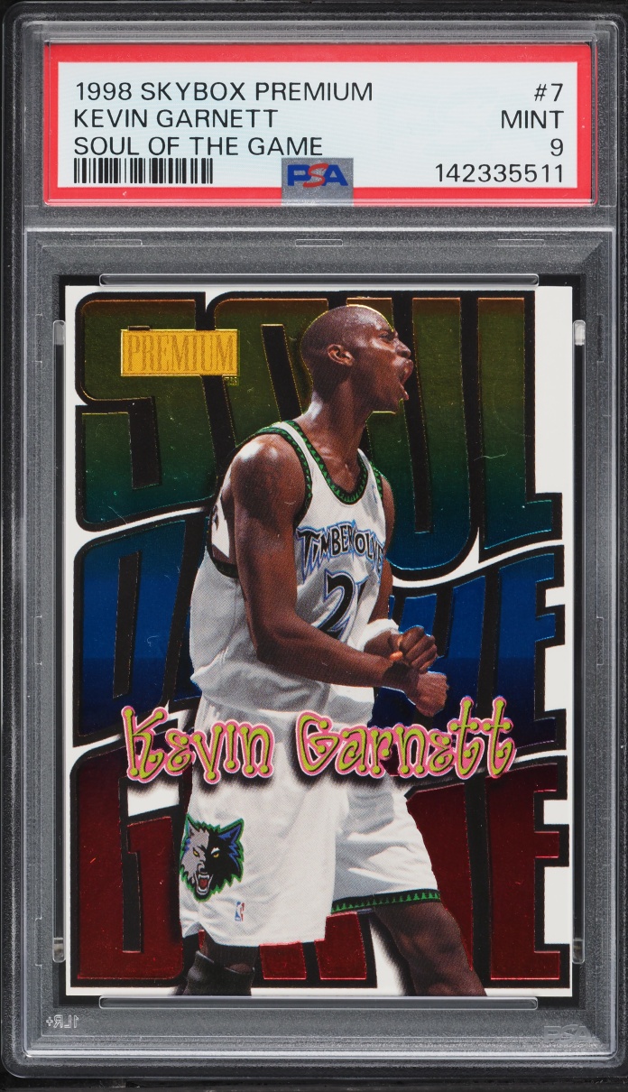 1998 Skybox Premium Soul Of The Game Kevin Garnett #7 PSA 9 MINT