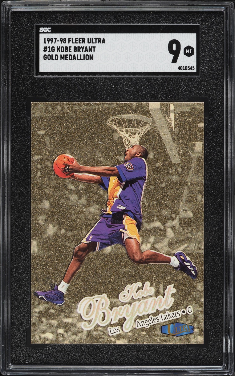 1997 Ultra Gold Medallion Kobe Bryant #1G SGC 9 MINT