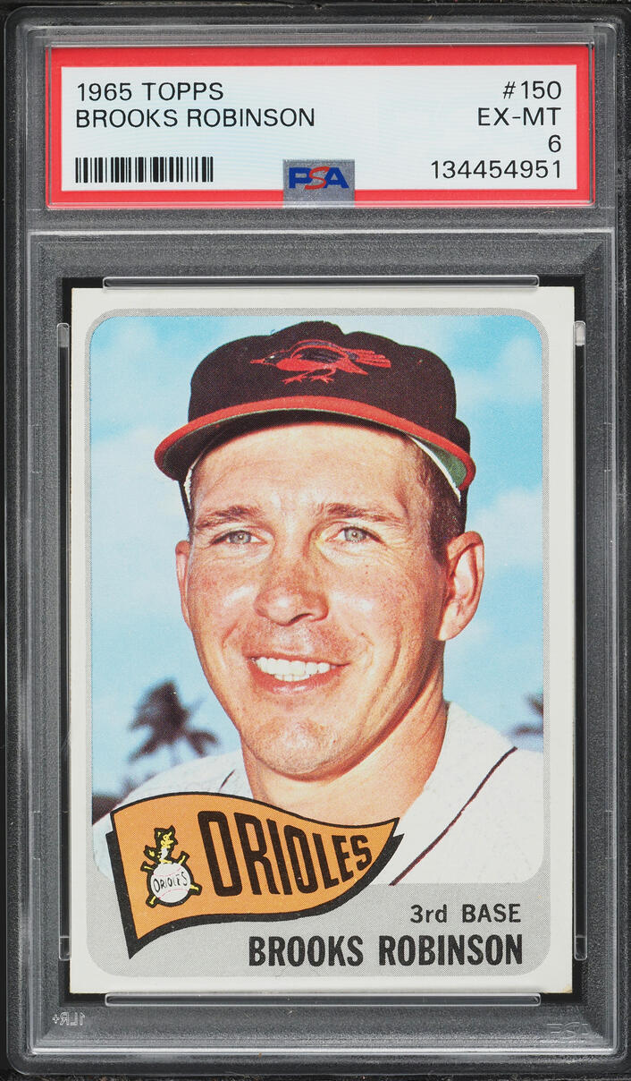 1965 Topps Brooks Robinson #150 PSA 6 EXMT