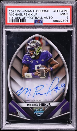 phk☆ 2023 Bowman Chrome U The Big Kahuna Orange Michael Penix Jr