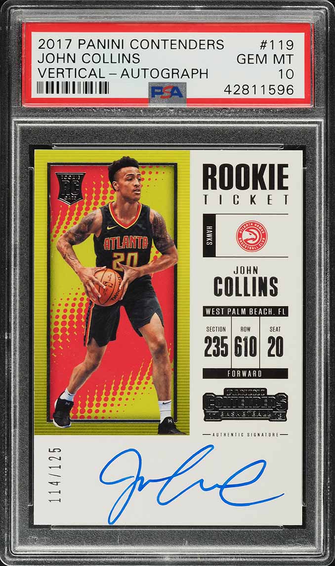 その他 PSA10 JOHN COLLINS ROOKIE NBA HOOPS RC 2023-24 Panini NBA Hoops John Collins BLUE #78 Utah Jazz | eBay