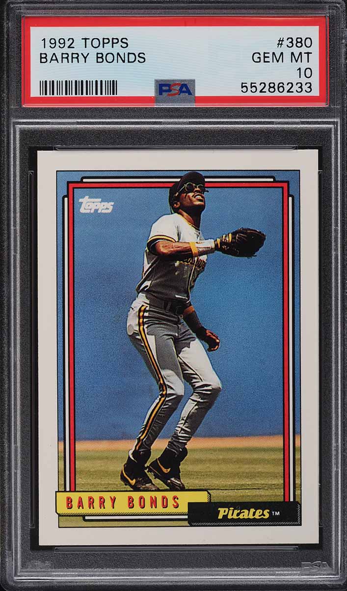 1992 Bowman Foil Barry Bonds #590 PSA 9 MINT on Fanatics Collect