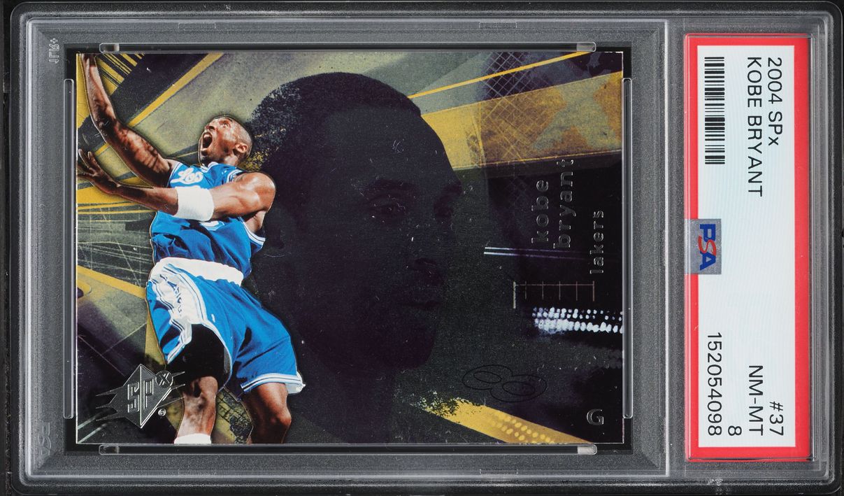 2004 SPx Basketball Kobe Bryant #37 PSA 8 NM-MT