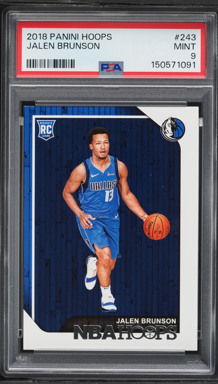 2018 Hoops Jalen Brunson ROOKIE #243 PSA 9 MINT