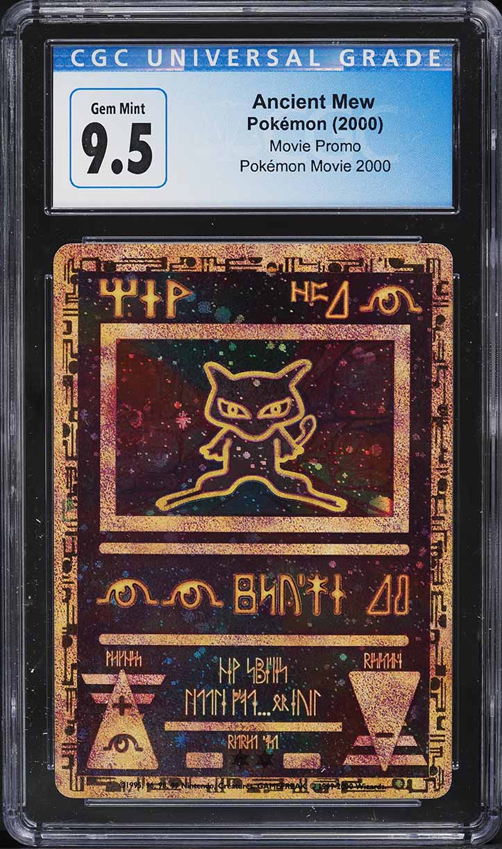 2000 Pokemon Promo 2000 Movie Ancient Mew CGC 9.5 GEM MINT