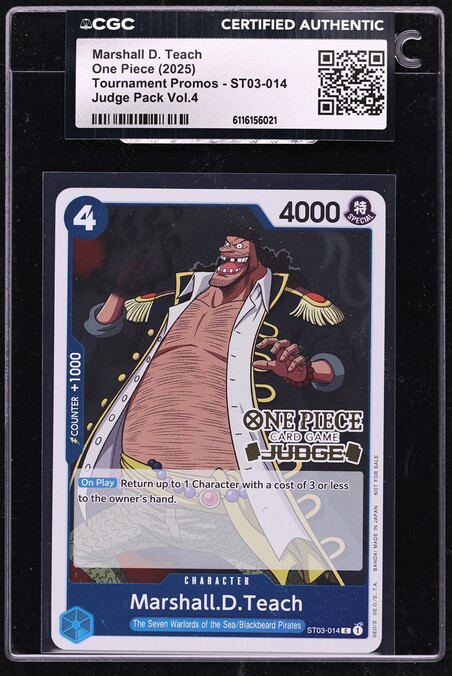 2024 One Piece Emperors In New World Alt Art Marshall D. Teach L