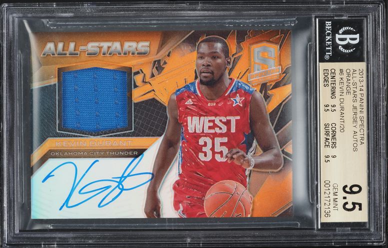 2008 Topps Chrome Gold Refractor Kevin Durant /50 #156 PSA 10 GEM
