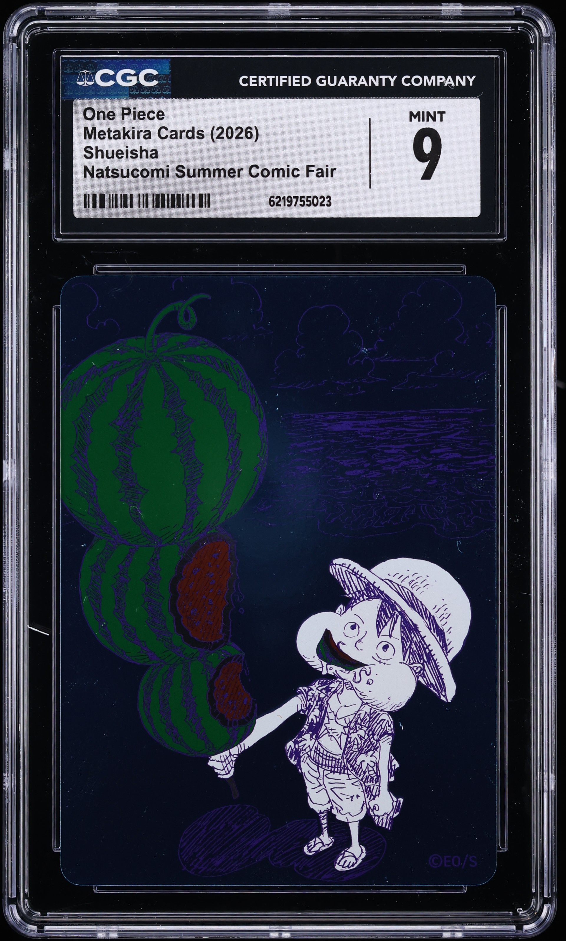 2026 Shueisha Metakira Cards Natsucomi Summer Comic Fair One Piece CGC 9 MINT