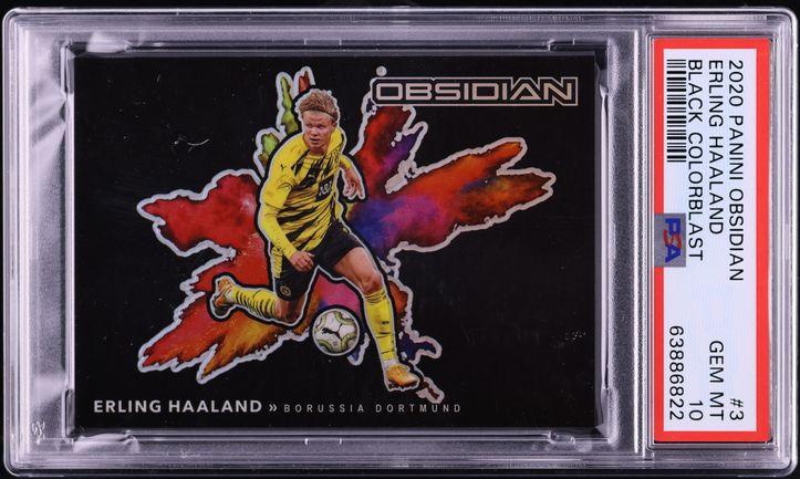 2022 Panini Obsidian Cutting Edge Relics Erling Haaland PATCH /199