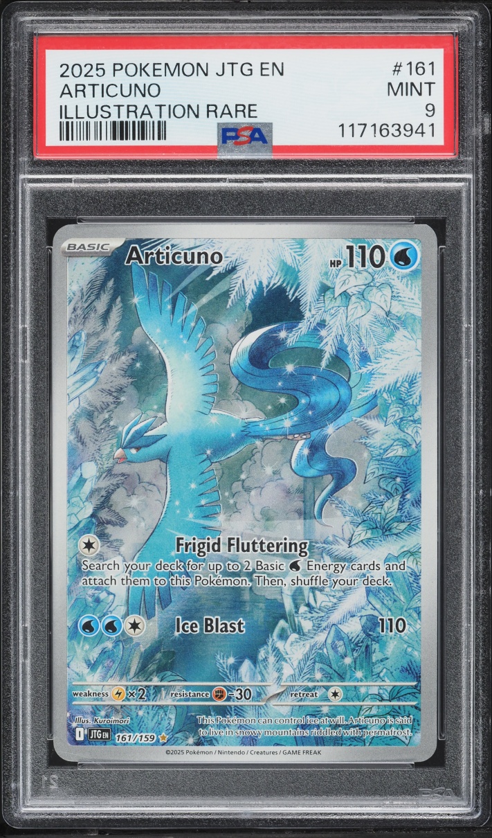 2025 Pokemon Scarlet & Violet Journey Together IR Articuno #161 PSA 9 MINT