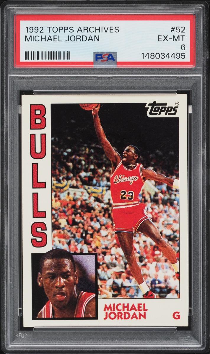 1992 Topps Archives Michael Jordan #52 PSA 6 EXMT