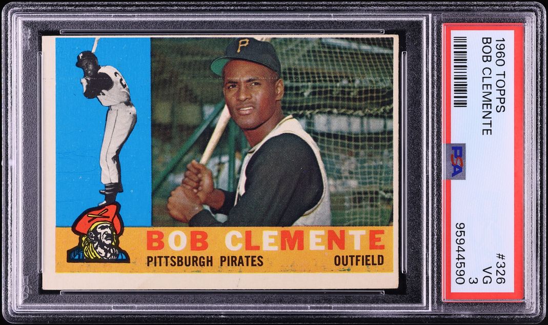 1960 Topps Roberto Clemente #326 PSA 3 VG