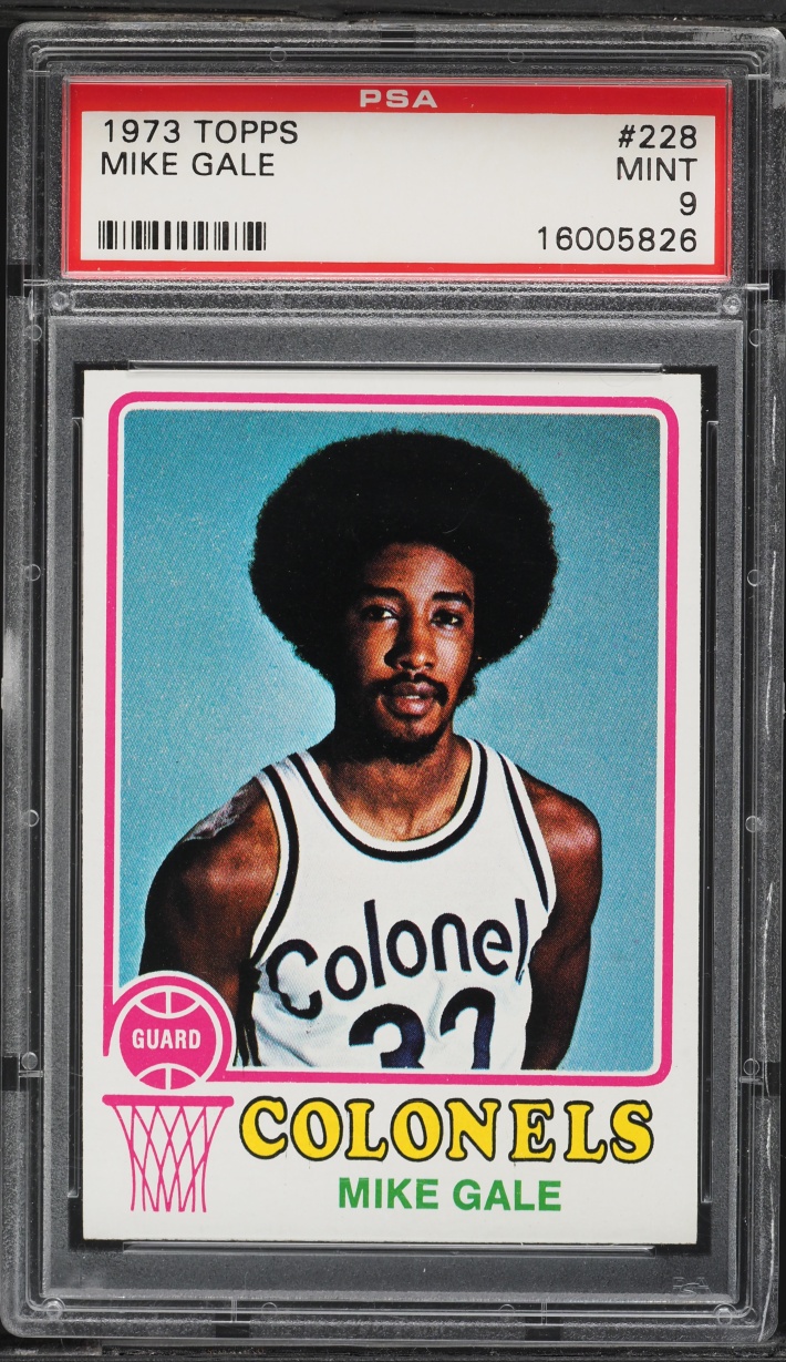 1973 Topps Basketball Mike Gale #228 PSA 9 MINT