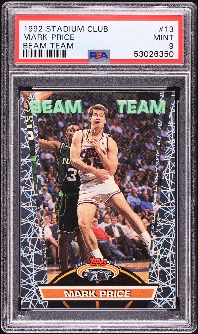1992 Stadium Club Beam Team Mark Price #13 PSA 9 MINT