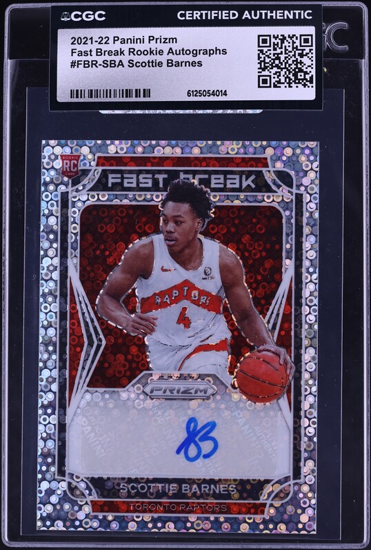 2021 Panini Prizm Mojo Scottie Barnes ROOKIE /25 #320 PSA 9 MINT