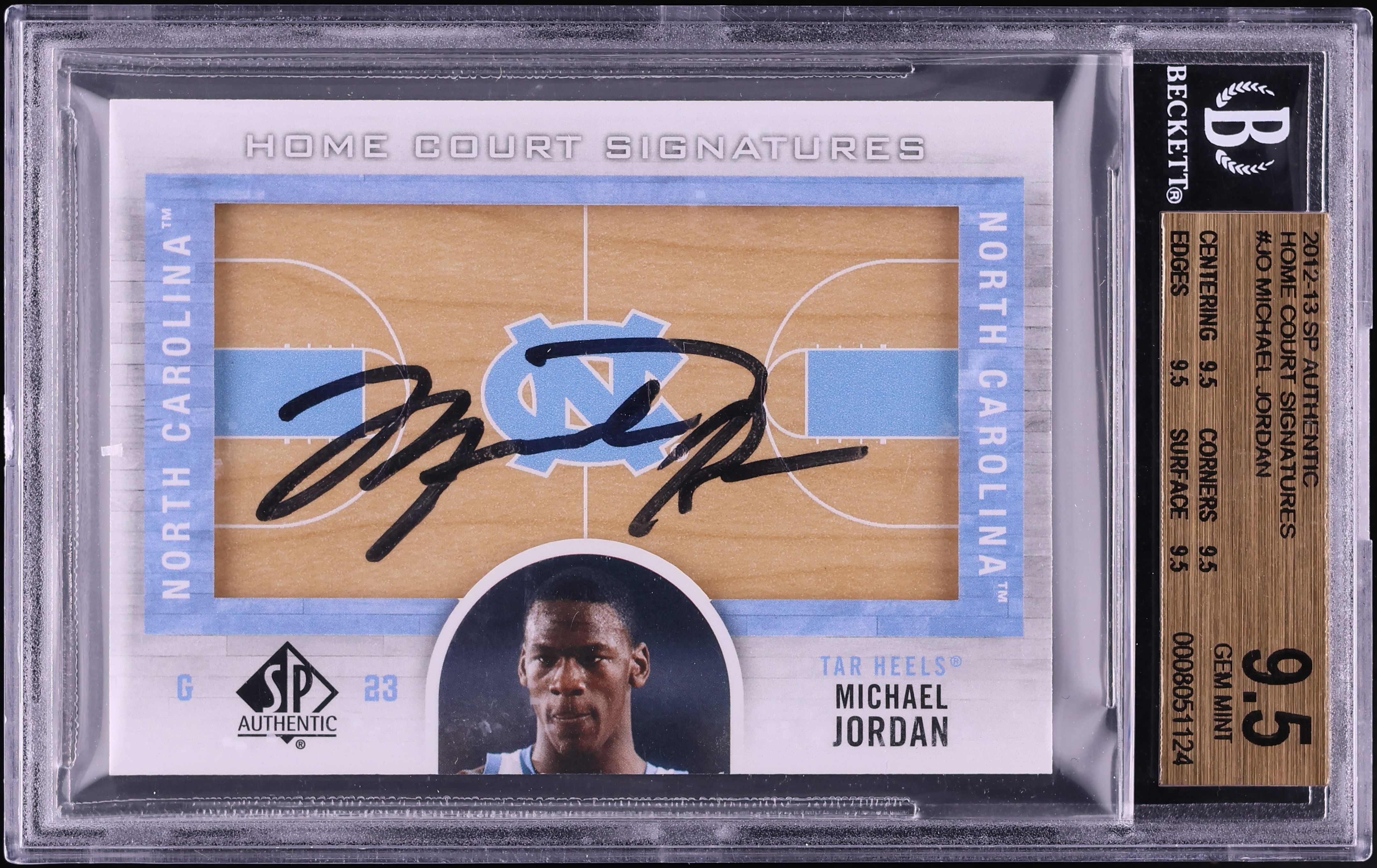 2012 SP Authentic Home Court Michael Jordan AUTO 10 #HC-JO BGS 9.5