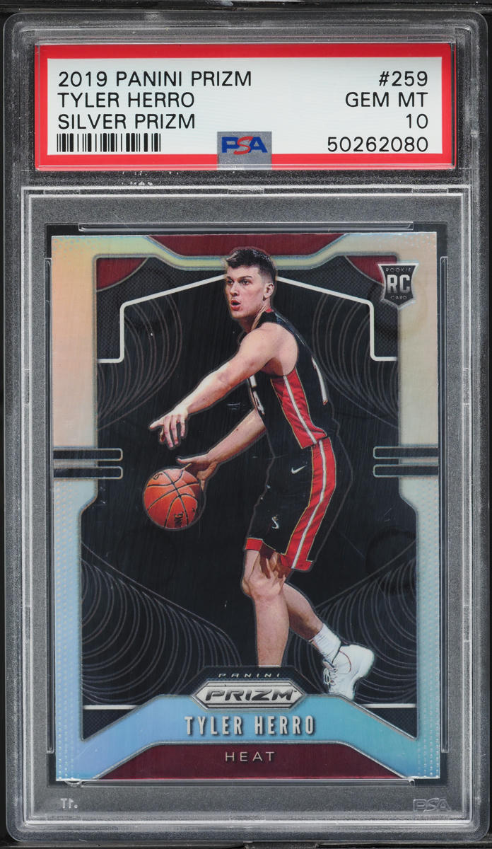2019 Panini Prizm Silver Tyler Herro ROOKIE #259 PSA 10 GEM MINT