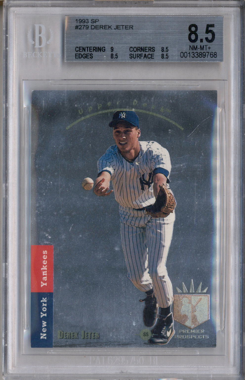 1993 SP #279 Derek Jeter RC Rookie BGS 8.5 on Fanatics Collect