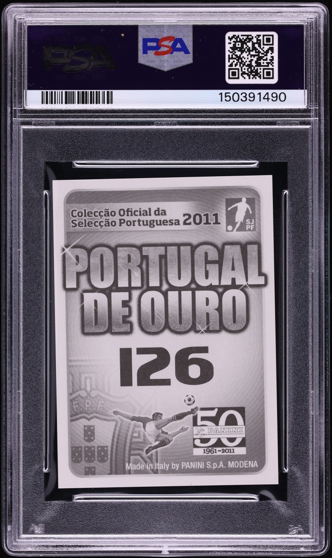 2011 Panini Portugal De Ouro Cristiano Ronaldo #126 PSA 10 GEM MINT