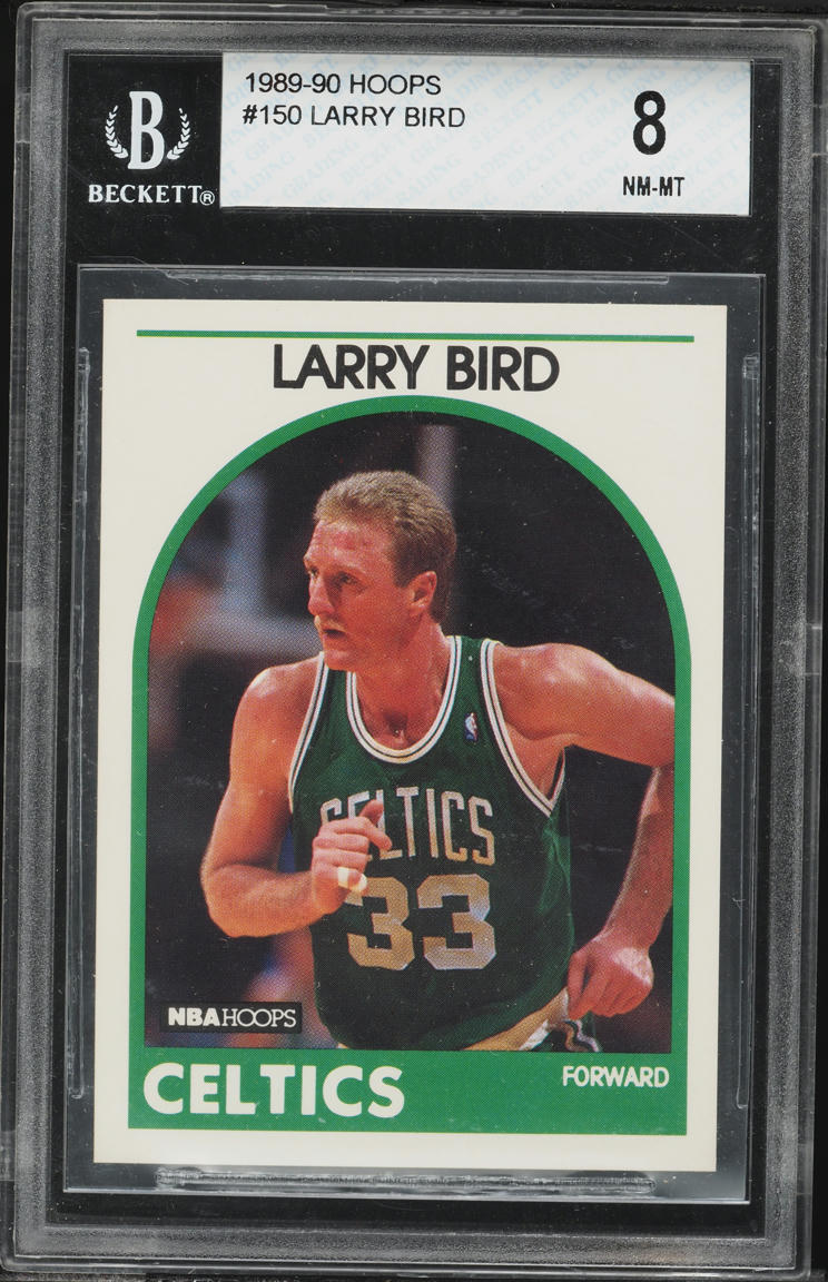 1989 Hoops Larry Bird #150 BGS 8 NM-MT
