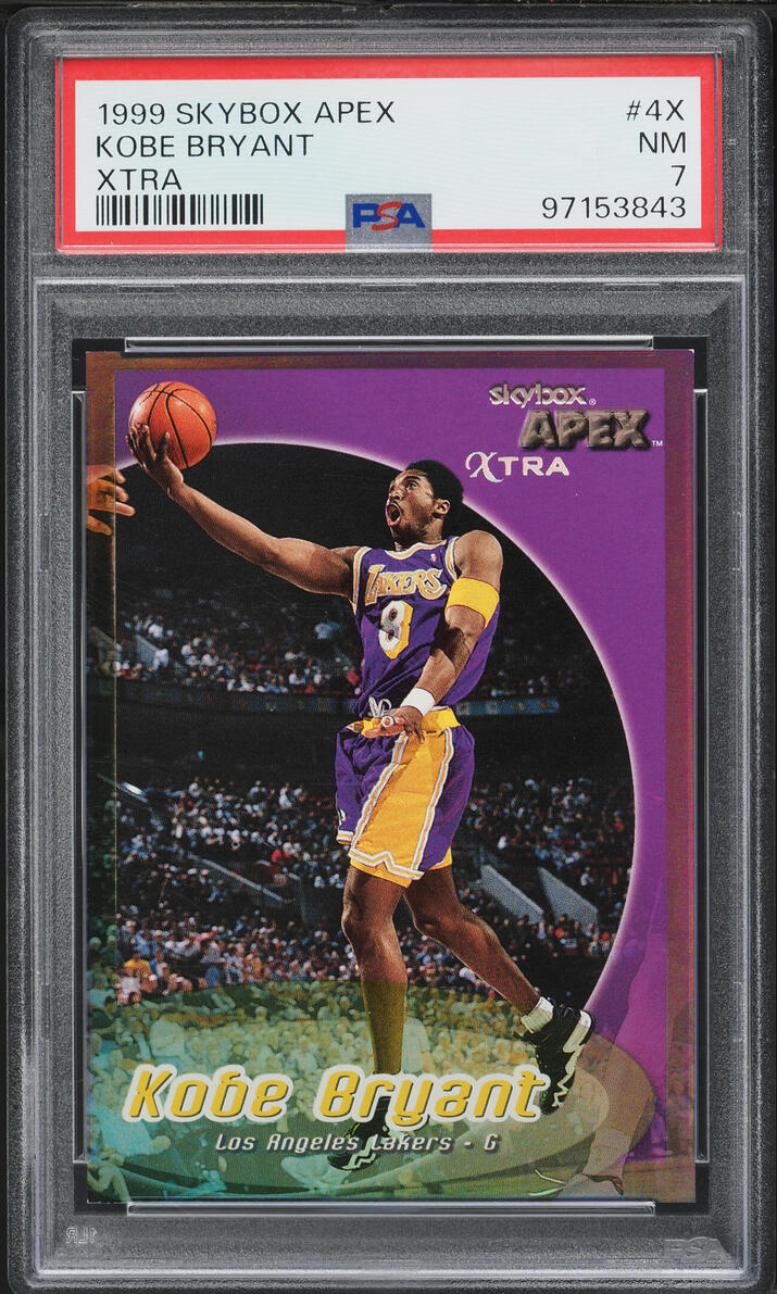 1999 Skybox Apex XTRA Kobe Bryant /50 #4X PSA 7 NRMT - Photo 1
