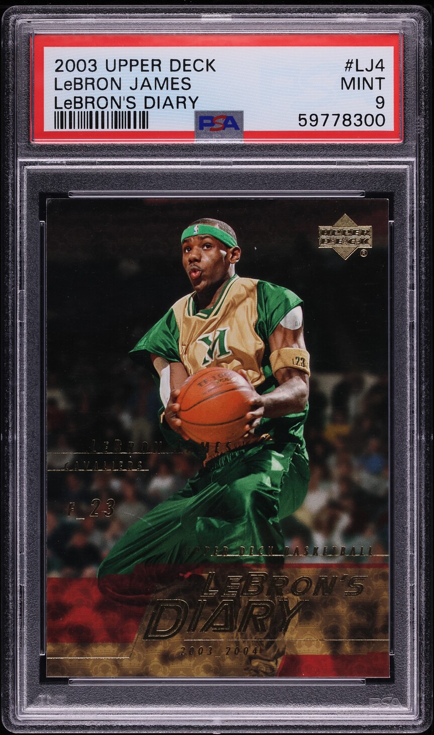 upper deck lebron's diary