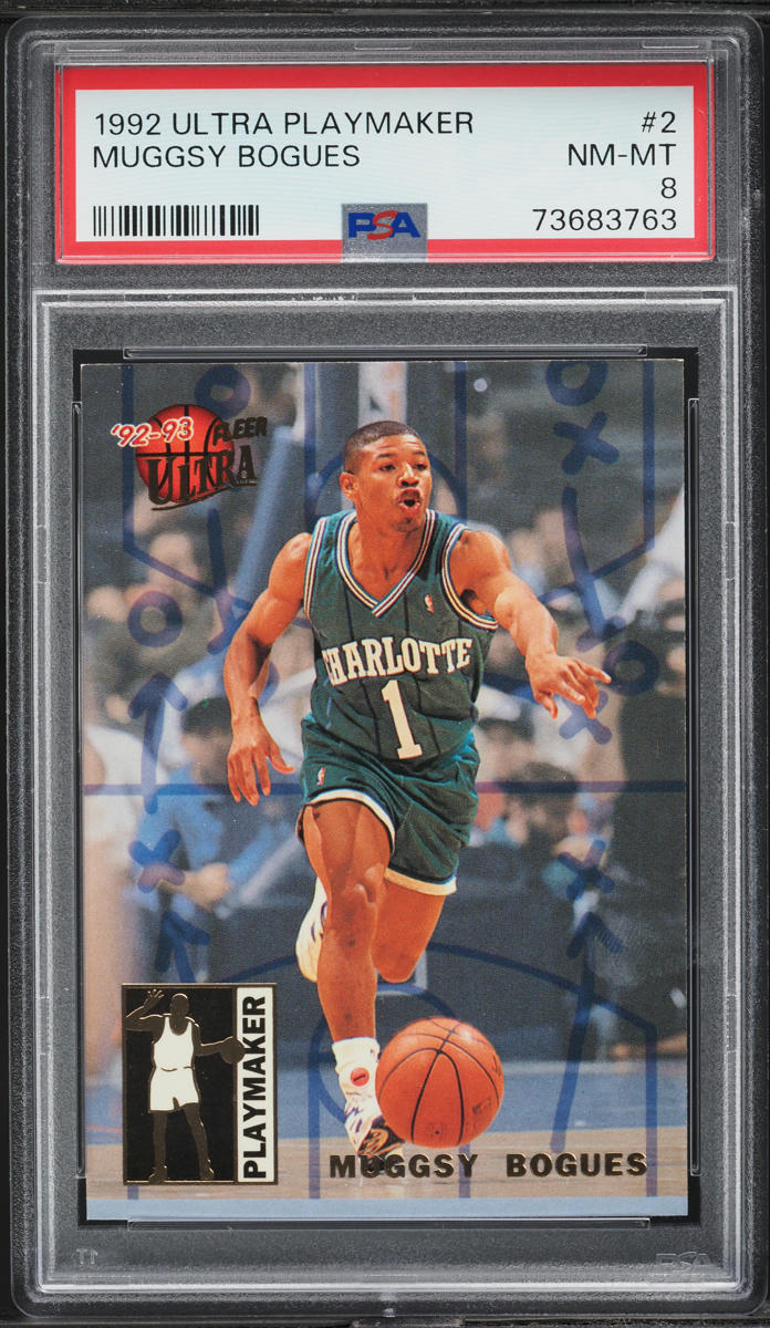 1992 Ultra Playmaker Muggsy Bogues #2 PSA 8 NM-MT