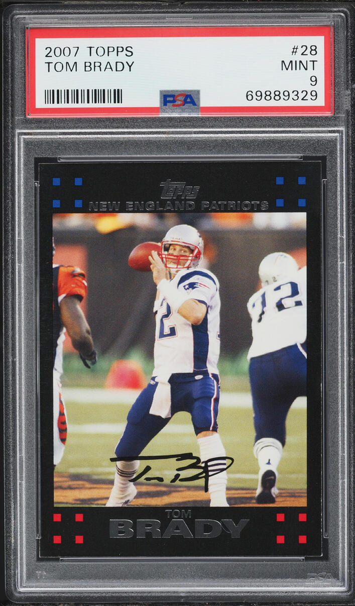 2007 Topps Tom Brady #28 PSA 9 MINT