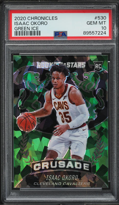 2020 Panini Prizm Signatures Isaac Okoro ROOKIE AUTO #RS-IOK PSA