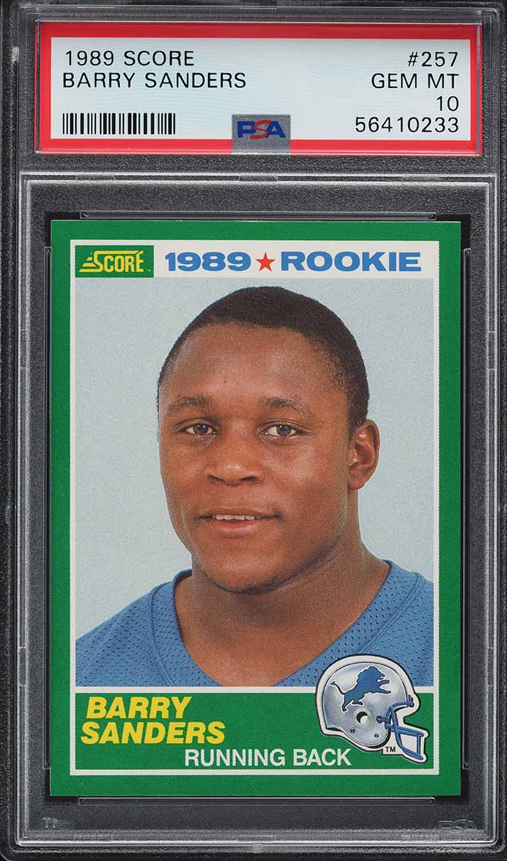 1997 Metal Universe Precious Metal Gems PMG Green Barry Sanders