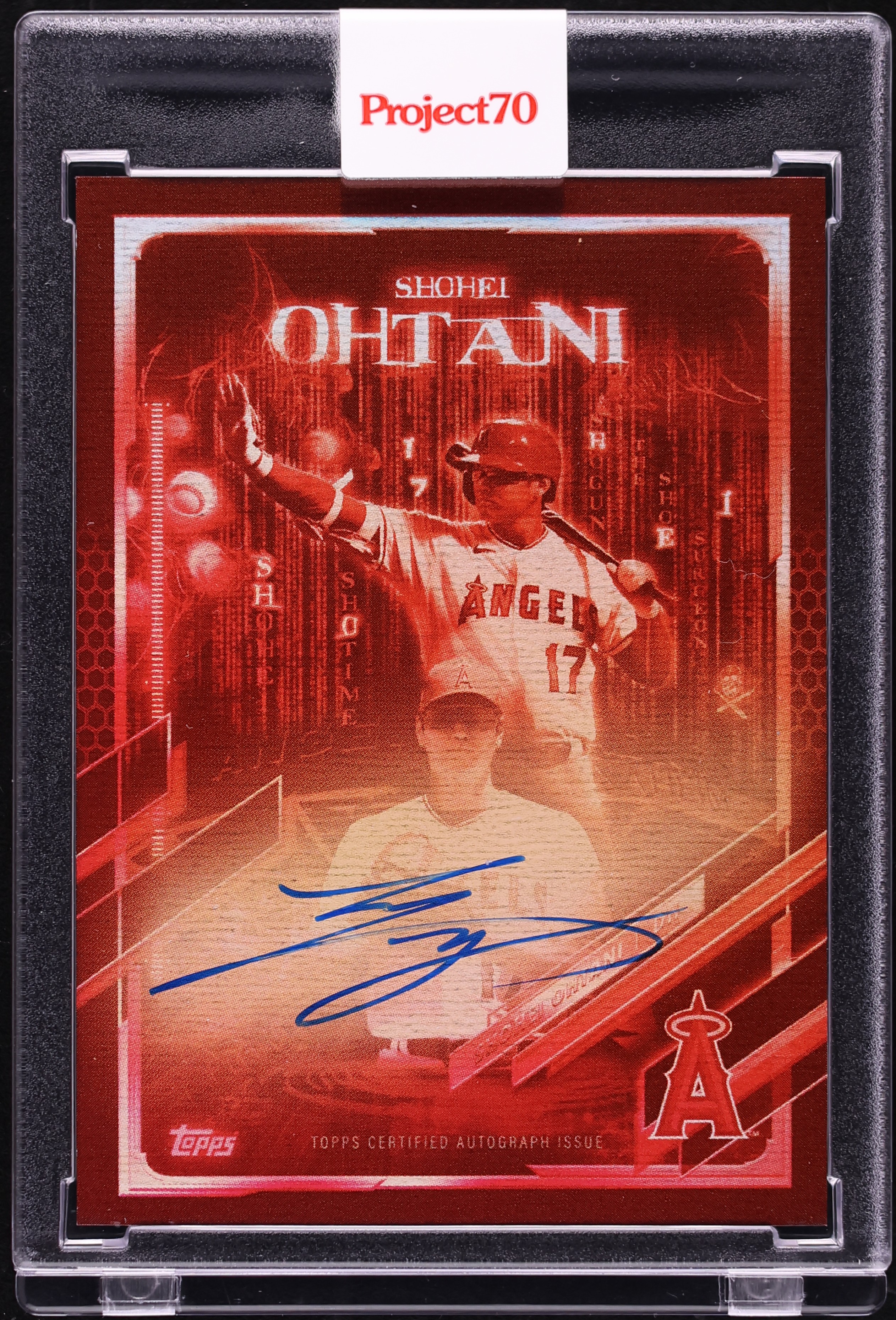 2021 Topps Project 70 By The Shoe Surgeon Red Rainbow Foil Shohei
