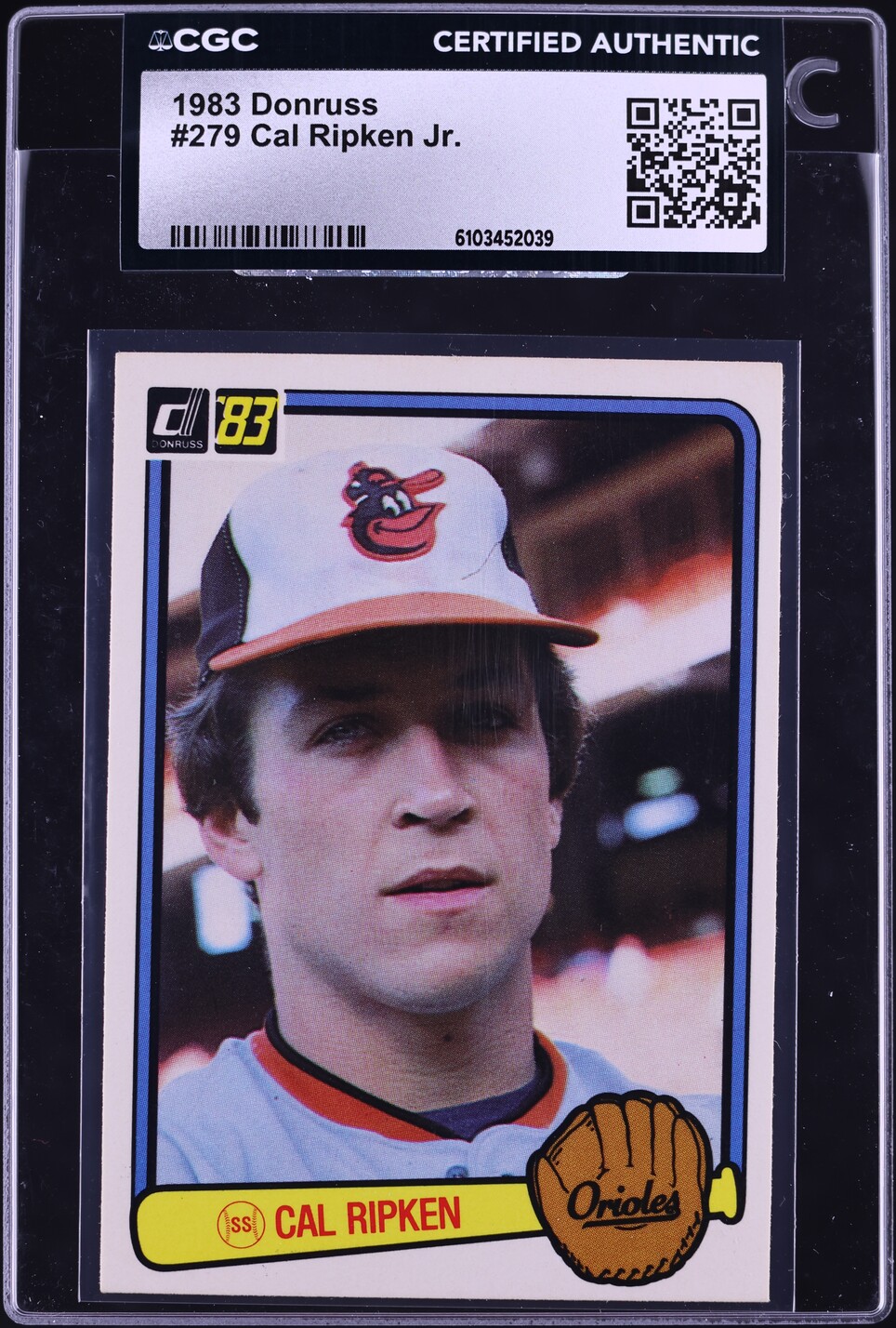 1983 Donruss Cal Ripken Jr. #279 CGC AUTH