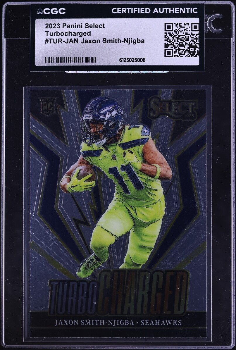 2023 Select Turbocharged Jaxon Smith-Njigba ROOKIE #TUR-JAN CGC