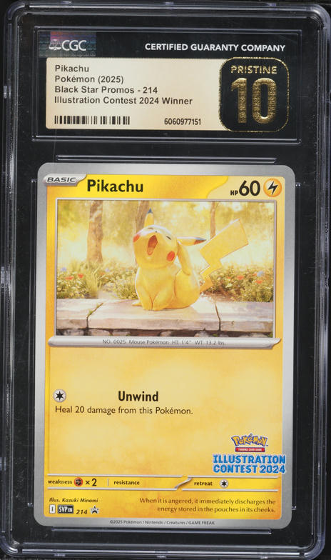 2025 Pokemon Scarlet & Violet Promo Worlds Celebration Pikachu
